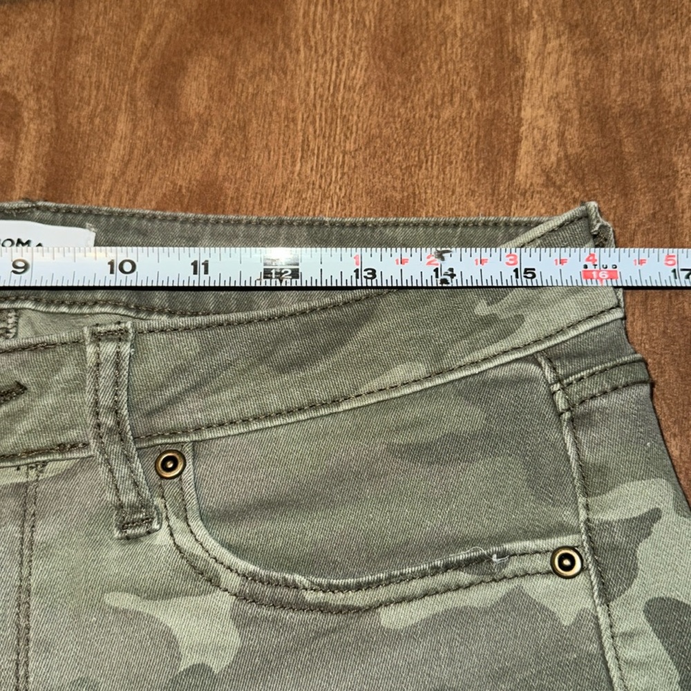 TALL ALERT! Camo Sonoma skinny jean 8 LONG - Picture 4 of 6
